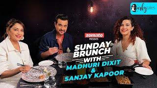 Sunday Brunch With @zomato  ft. Madhuri Dixit & Sanjay Kapoor X Kamiya Jani | Curly Tales