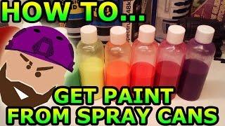 HOW TO: Get Paint out of Aerosol Spray Cans!