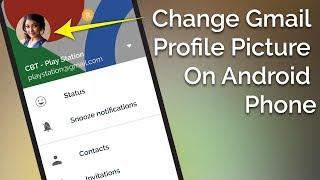 How to change gmail profile picture on android phone