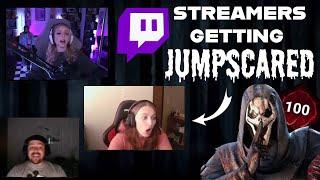 Streamers React To JUMPSCARE GHOSTFACE - Reaction Compilation