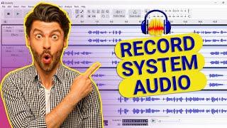 How to Record Internal Audio On Computer (Audacity Tutorial)