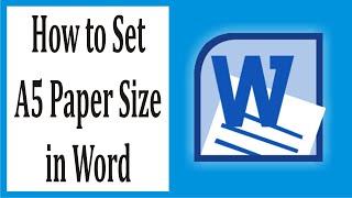 How to Set A5 Paper Size in Word #40