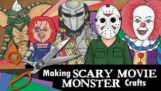 How To Make Movie Monsters (Chucky, Jason, It, Gremlins, Predator) - Best Of Rickey Does It Crafts