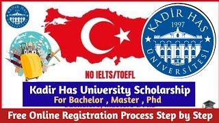 KADIR HAS UNIVERSITY Free Scholarship 2024-25 for International Students|| Undergraduate, Graduate