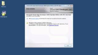 01 02. Installing Microsoft Visual Web Developer 2008.mov