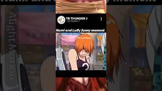 Luffy always make Nami angry #anime #onepiece #shorts