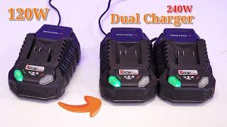 DIY 240W Parkside Dual Charger using 2 x 4.5A 120W PLG 20 C3 Fast Chargers