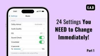 iOS 17 - 24 Settings You NEED to Change Immediately!