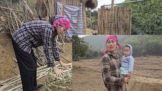 Ly Vy Ca is happy to receive a new pothole. Daily life with her little daughter. Ly Vy Ca