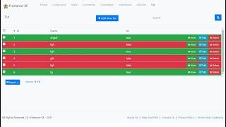 row colors and graphs in phprad classic