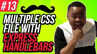 Multiple CSS Files with Express Handlebars