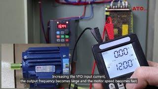 VFD analog input (4-20mA) for frequency control