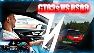 BRETTERN AUF DER AUTOBAHN | GT63s AMG vs AUDI RSQ8