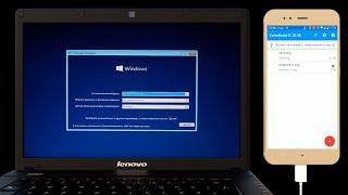 Как установить Windows 10 c помощью смартфона!