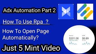 Automation Method Part 2  AdX Loading Automation Method with AdsPower 