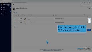 How to Reboot or Restart Your VPS using Virtualizor   PAMIR WEBHOST