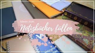 Meine Notizbücher & Ideen zum füllen | Journaling, Gratitude, Sketchbook