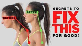 How To FIX Forward Head Posture (Hunched Forward) with 3 EASY Exercises