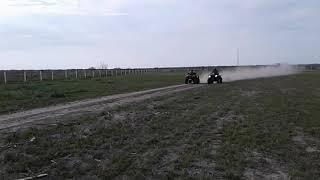 Cfmoto 800cc vs polaris sportsman 850cc drag race