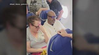 Southwest passenger's outburst over crying baby caught on camera