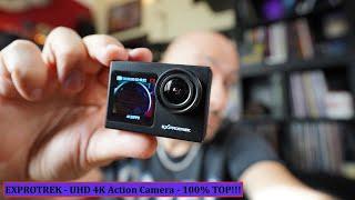 ACTION CAM - EXPROTREK - UHD 4K Action Camera - 100% TOP!!!