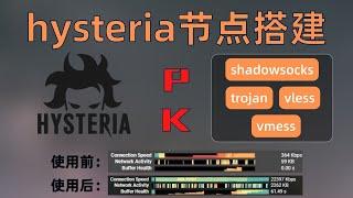 垃圾VPS线路的救星！hysteria节点搭建教程，让你的垃圾线路焕发第二春，吊打vmess、trojan、vless、Shadowscoks，歇斯底里节点搭建教程，hysteria安装教程，hy节点