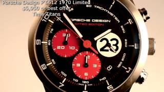 Porsche Design Dashboard P'6612 1970 Limited 917 BNIB 42MM Titanium Le Mans