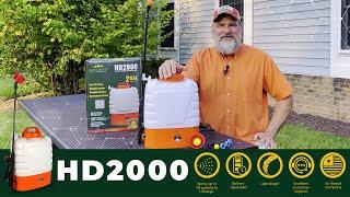 HD2000 2 Gallon Battery Powered Backpack Sprayer Starter Guide | Best Backpack Sprayer (2022)