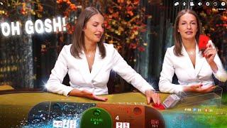 Host gets scared at casino dealer change | Evolution Gaming