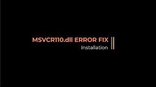 How to Fix Wamp Error Msvcr110.dll Not Found or Missing System Error in windows 10 Pro 10|8|7