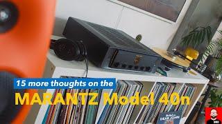 15 more thoughts on the MARANTZ Model 40n  'Dear John'