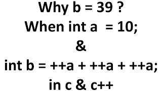 Increment & decrement operators in C/C++ (warning answer varies from compiler to compiler)