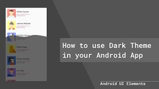 Android Dark Mode Example in Android Studio (Kotlin) - Part 1 (German/Deutsch)