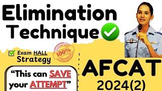 Elimination Tricks for AFCAT 2 2024 | Know all about Elimination trick