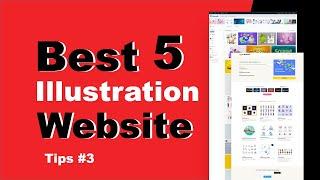 Best 5 Free Illustrations  Website  For Your UI UX Design - Don't Miss this |  Tips   #2 2021