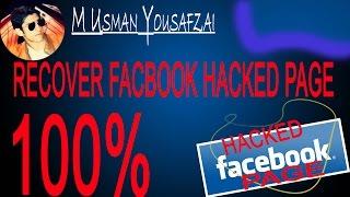 How to recover facebook stolen/hacked page