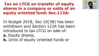 Theory of Section 111A, 112 & 112A - Session 38