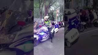 Spirited Female Police Motorcyclists#FemalePoliceMotorcyclist#SpiritedGrace#UrbanSafety#Elegant...