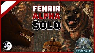 How To Beat Alpha Fenrir Boss Fight Solo Official Ark Fjordur