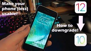 How to downgrade an iPhone 5s to iOS 10.3.3 WITHOUT SHSH blobs!