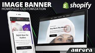 Shopify Image Banner | Theme Customization (Aurora)
