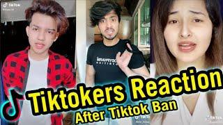 TikTokers Reaction After TikTok Ban  |Tiktokers vs Indian Govt.