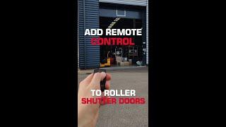 Remote Control Roller Shutter Garage Doors using HORNETPRO