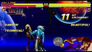 Guilty King Fighters! Eddie & Kula & Eddie vs Sevil Nahte & Shining Magaki [IKEMEN GO/Mugen]