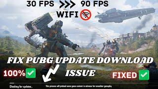 How to Fix Pubg Updating Download List|How to Fix Pubg Download Paused Because Wifi is Disabled|2024