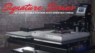 Effortless Heat Pressing: HPN Signature Series Double Station Auto-Open Heat Press