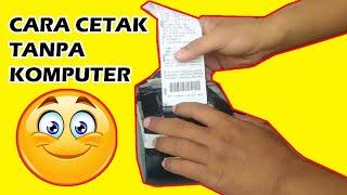 Cara Manual Print /  Test Print di Printer Termal mini pos