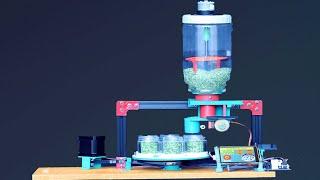 Auto Filling Machine six tray. Arduino Project | EXPERIMENT UAE |