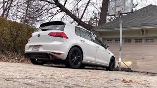 Mk7 VW GTI Revs with APR catback exhaust + intake, CTS catted downpipe, pops and bangs