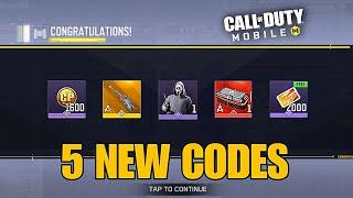 *NEW* CODM 5 WORKING NEW REDEEM CODES NOVEMBER 2024 | NEW CODM 5 REDEEM CODES 2024 | REDEEM CP CODM